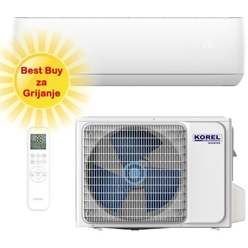 Korel KLIMA UREĐAJ 3,5kW KSAJA-12DCEG - URBAN PLUS, za prostor do 35m2, A++ energetska klasa, Wi-Fi, R32 Cijene