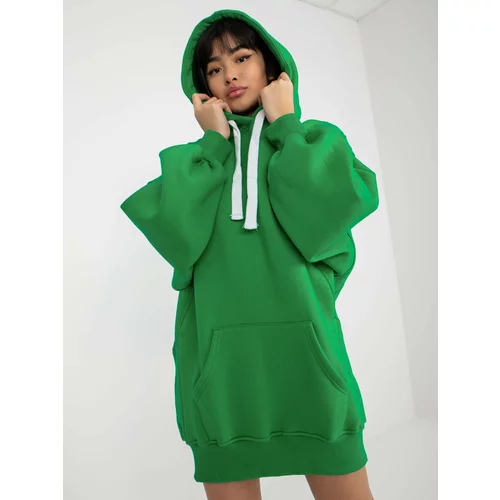 Fashion Hunters Women's Basic Hoodie - Green