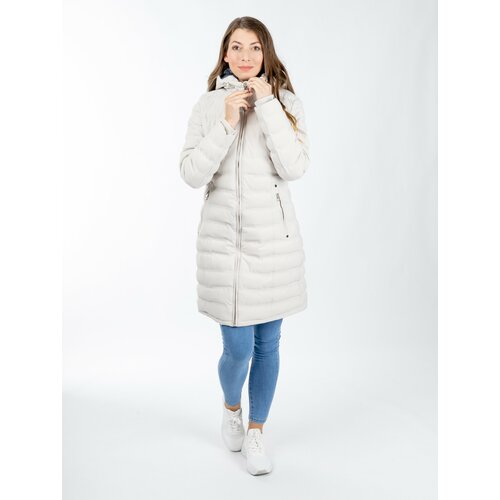 Glano Women's quilted jacket - white Slike