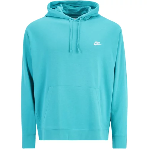 Nike Sportswear Sweater majica 'Club' akvamarin / bijela