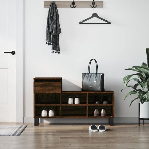  za cipele boja hrasta 102x36x60 cm konstruirano drvo Cijene
