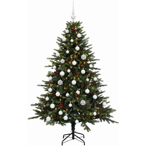  Umjetno božićno drvce s kuglicom 120 cm 150 LED lampica Slike