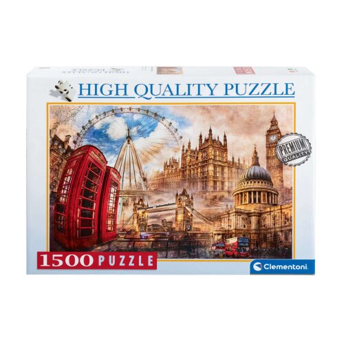 Clementoni Puzzle 1500 dijelova Vintage London 402000 Cijene