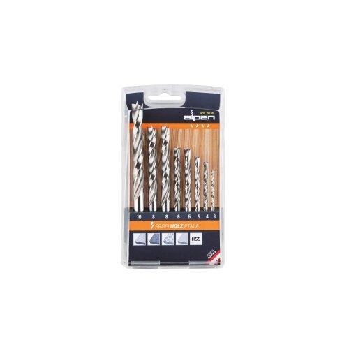 ALPEN Spiralna svrdla u setu profi PTM8 8/1 p 3,0-10,0mm Cijene