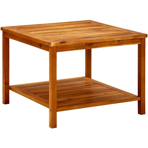 VidaXL stolić za kavu 60 x 60 x 45 cm od masivnog bagremovog drva Slike