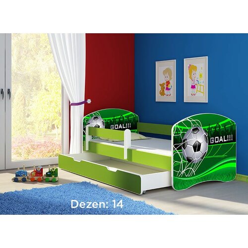 ACMA dečiji krevet II 160x80 F + dušek 6 cm GREEN14 Slike