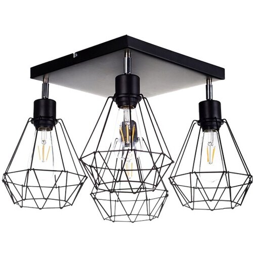 Mitea Lighting plafonska lampa -s M0824-4P 4xE27 60W/220V crna Cene