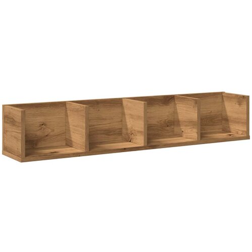 Maison Chic Stenska polica - Viseča Polica za CD plošče 100x18x18 cm inženirski les, (21793447) Cene