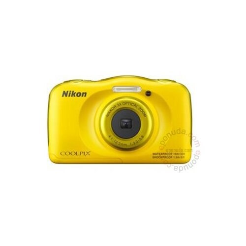 Nikon CoolPix S33 Žuti digitalni fotoaparat Slike