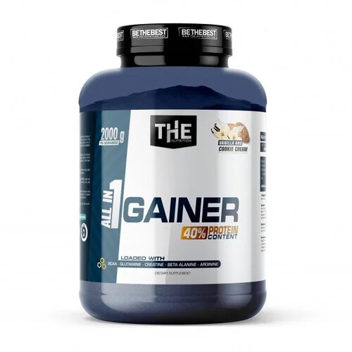 The Nutrition the all in 1 gainer &amp;ndash; visokokalorični gejner za brzi rast mi&amp;scaron;ićne mase - vanila 2kg Slike