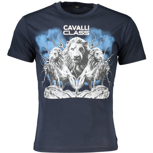 Cavalli Class T-SHIRT SHORT SLEEVE MAN BLUE Cene
