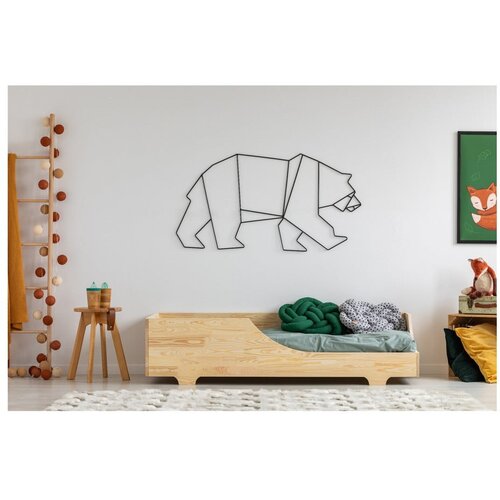 Adeko Otroška postelja iz borovega lesa BOX 4, 90 x 200 cm Cene