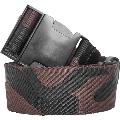 Urban Classics Jaquard Camo Belt Black/Brown Slike