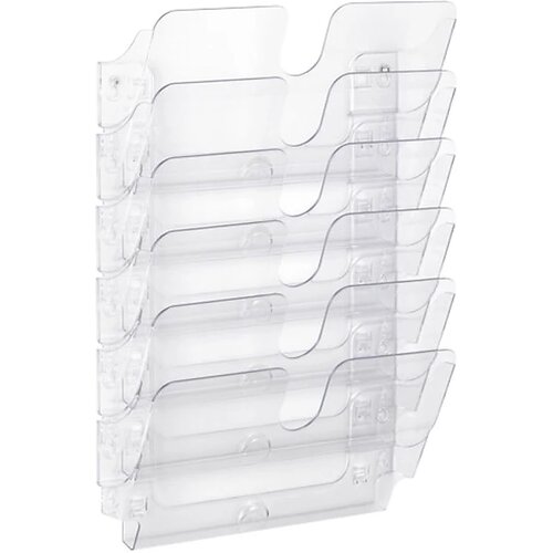 Durable Stalak Flexiplus 6 A4, ležeći, Prozirna Slike