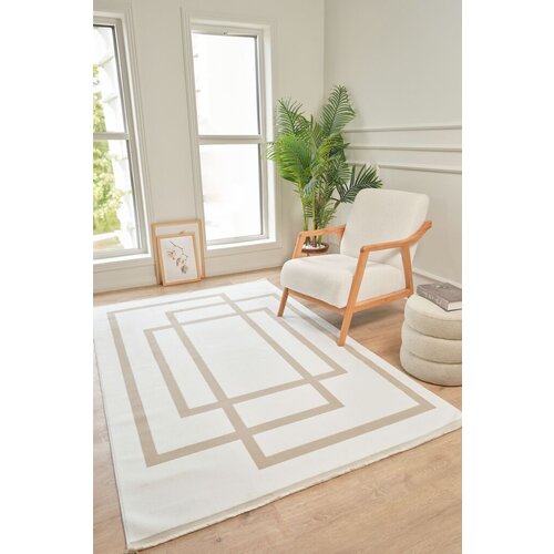 Conceptum Hypnose tepih moderno 3337, pravougaoni, 100x300 cm, krem-bež Cene