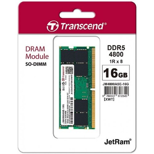 Transcend JetRAM DDR5 4800 16GB SO-DIMM Slike