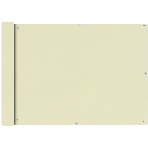 Balkonska Za&scaron;tita Oxford Tkanina Krem boje 75x600 cm Cijene