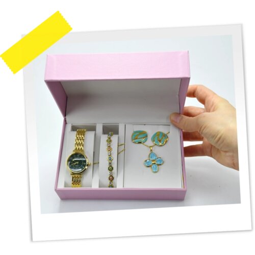  SET NAKITA OP25326 sat narukvica ogrlica minđu&amp;scaron;e Summer WY Slike