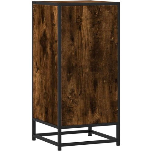 VidaXL Komoda boja hrasta 35,5x35x76 cm konstruirano drvo i metal Slike