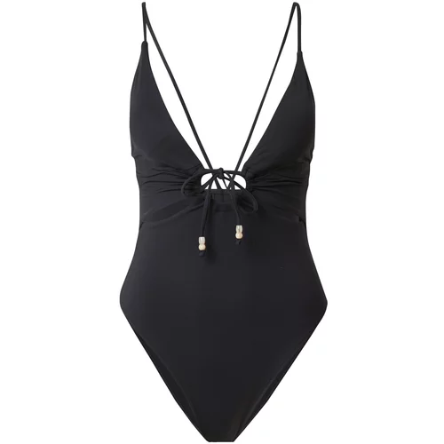 women'secret Jednodijelni kupaći kostim bež / crna