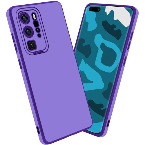 Cadorabo Ohi&scaron;je, združljiv s Huaweijem v sijajnem vijoličnem - rožnem zlatu - za&scaron;čitni pokrov iz fleksibilnega silikona TPU in z za&scaron;čito pred kamero, (20592919) Cene