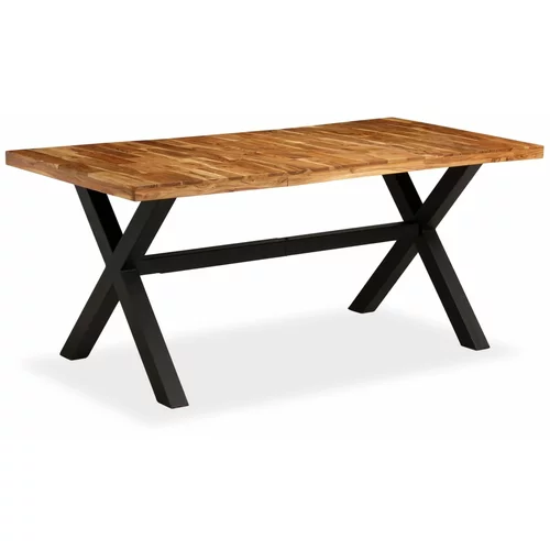 vidaXL blagovaonski stol od masivnog drva bagrema i manga 180 x 90 x 76 cm