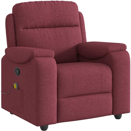 Maison Chic Masažni stol - Relax naslanjač vinsko rdeče blago, (22134200) Cene