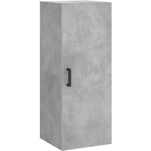  Visoka komoda siva betona 34,5x34x180 cm od konstruiranog drva Slike