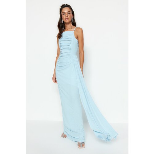 Trendyol Evening & Prom Dress - Blue - Shift Slike