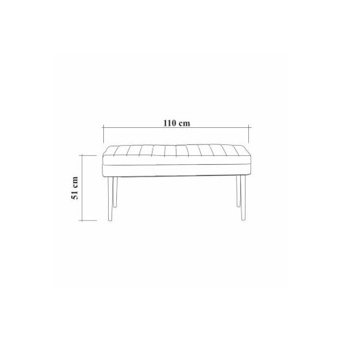 Hanah home Trpezarijska klupa Vina 1070 110x50x40cm Bež-Zelena Slike