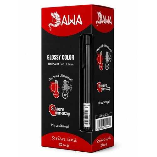  HEMIJSKA OLOVKA GLOSSY COLOR CRNA 1/20 1.0mm DW10120-09 Cene