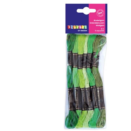 Playbox Set konca za vezenje, 6 komada, zelena Cijene