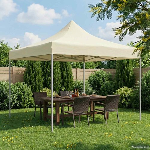  za zabave Krema 291 x 291 x 315 cm Oxford tkanina Cijene