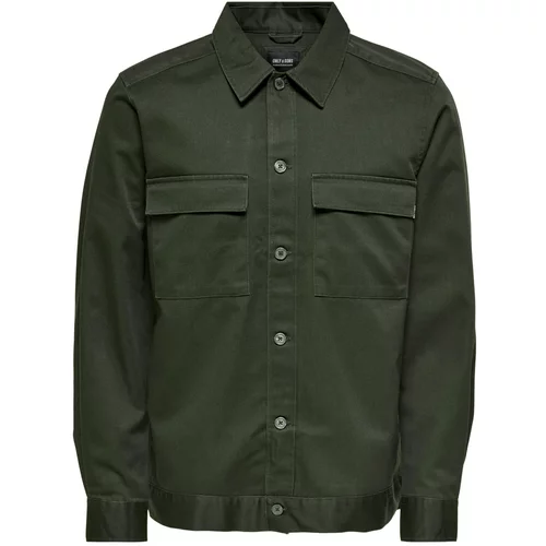 Only & Sons Prehodna jakna 'Toby' temno zelena