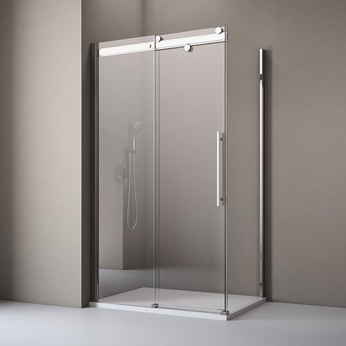 CAMARGUE Klizna vrata za tuš kabinu Top-Roller (120 x 210 cm, Debljina: 6 mm, DIN graničnik: Lijevo, Wonderclean premaz) Cijene