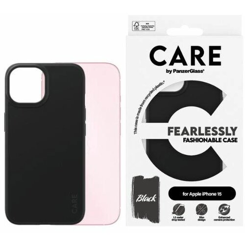 PanzerGlass OVITEK CARE BY ZA IPHONE 15 6.1 BLACK BLACK, (21897539) Cene