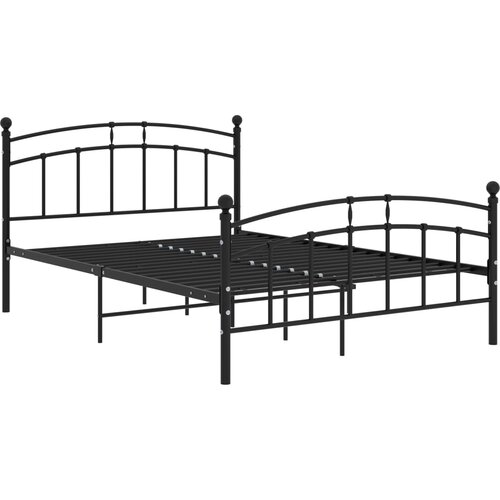  Okvir za krevet crni metalni 200 x 200 cm Slike