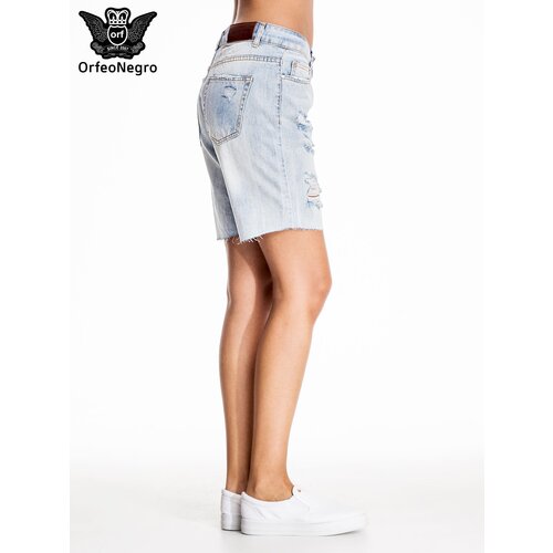 Fashion Hunters Blue denim shorts a'la Bermuda Cene