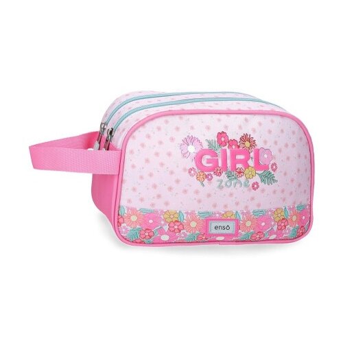 Enso girl zone dečiji neseser sa 2 pregrade - pink ( 99.344.21 ) Slike