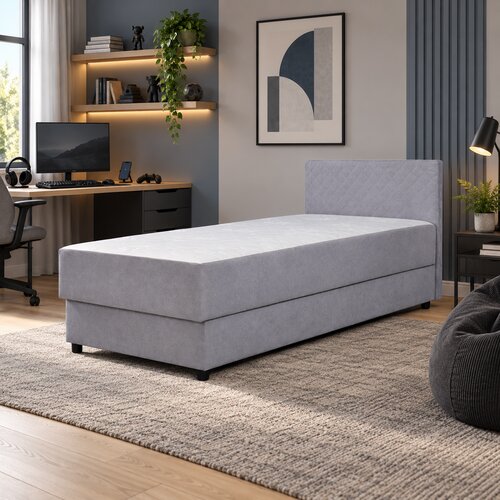 Grantex Line Singl ležaj Soft 2, 90x200cm, Sivi Cene