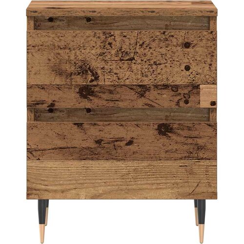  Noćni ormarići 2 kom Staro drvo 40x35x50 cm Konstruirano drvo Slike