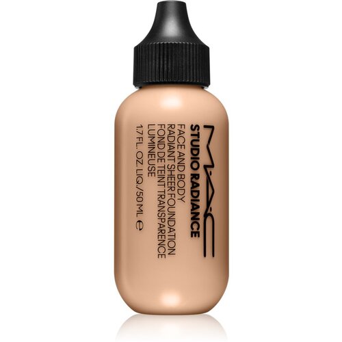 Mac Studio Radiance Face And Body Radiant Sheer Foundation vodoodporen puder za obraz in telo 50 ml odtenek N1 Slike