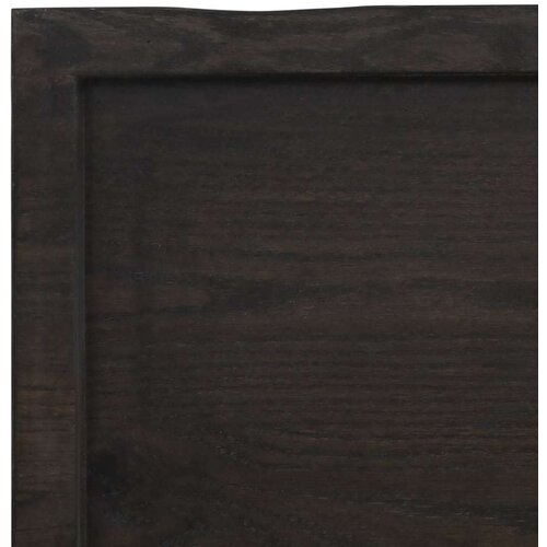  Kopalniški pult temno siv 60x60x4 cm obdelan trden les Cene
