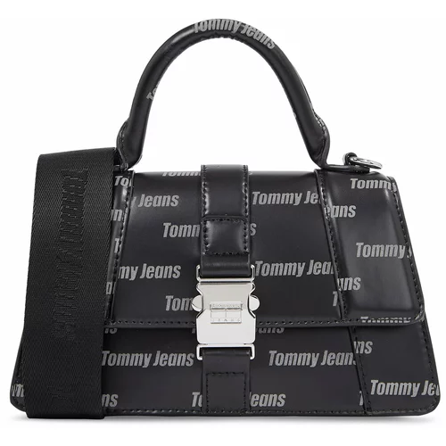 Tommy Jeans Ročna torba Tjw Item Crossover Print AW0AW15650 Black Allover Print 0GJ