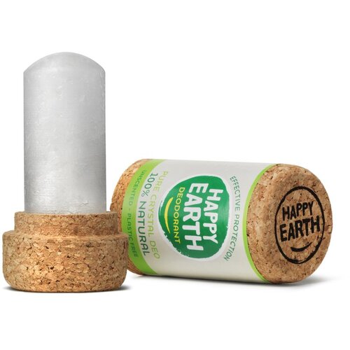 Happy Earth 100% Natural Deodorant Crystal Deo Unscented dezodorant 90 g Slike