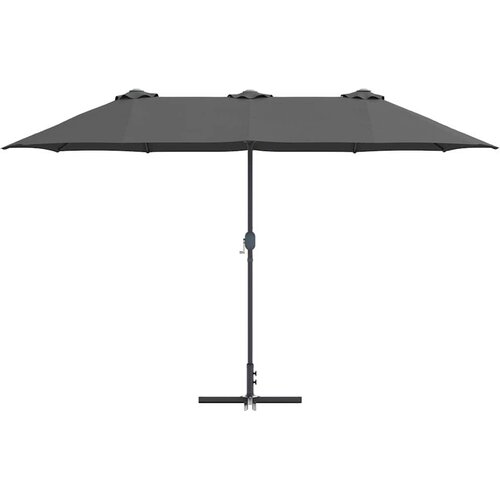  Vrtni suncobran Antracit 370 x 197 x 239 cm Slike