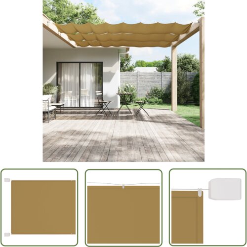  The Living Store Vertikalna markiza bež 60x1200 cm tkanina oxford - Vertikalna Markiza, (21743509) Slike