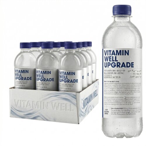 Vitamin Well UPGRADE voda obogaćena vitaminima i mineralima 12x 500ml / XXL Slike