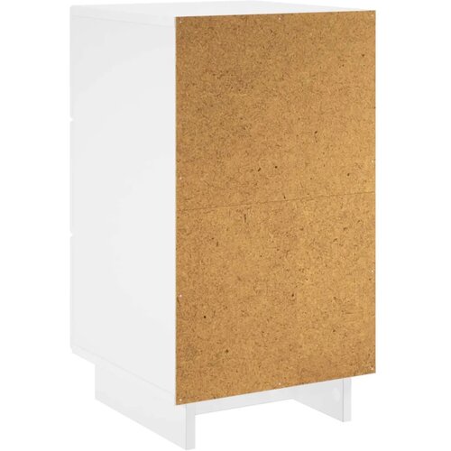  Noćni ormar Bijela visokog sjaja 33 5 x 34 5 x 60 cm - Bijela visokog sjaja 1 Slike