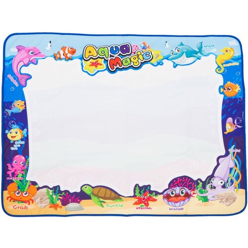  XXL podloga za crtanje na vodu s raznobojnim priborom, 100x80 cm Slike